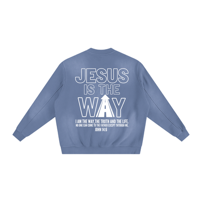 THE WAY Sunfade Fleeced Sweatshirt