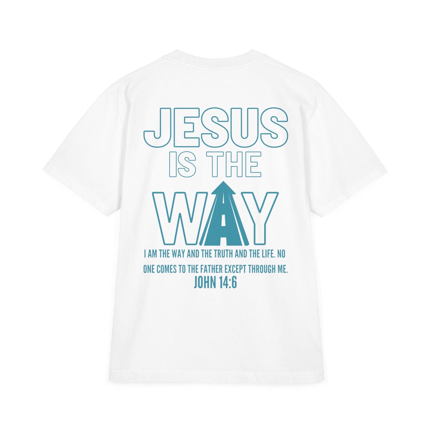 THE WAY Unisex  Drop-Shoulder T-Shirt-Optic White