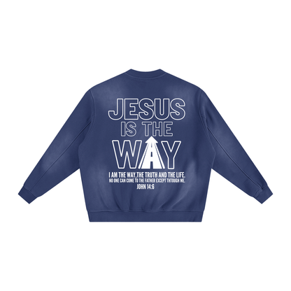 THE WAY Sunfade Fleeced Sweatshirt