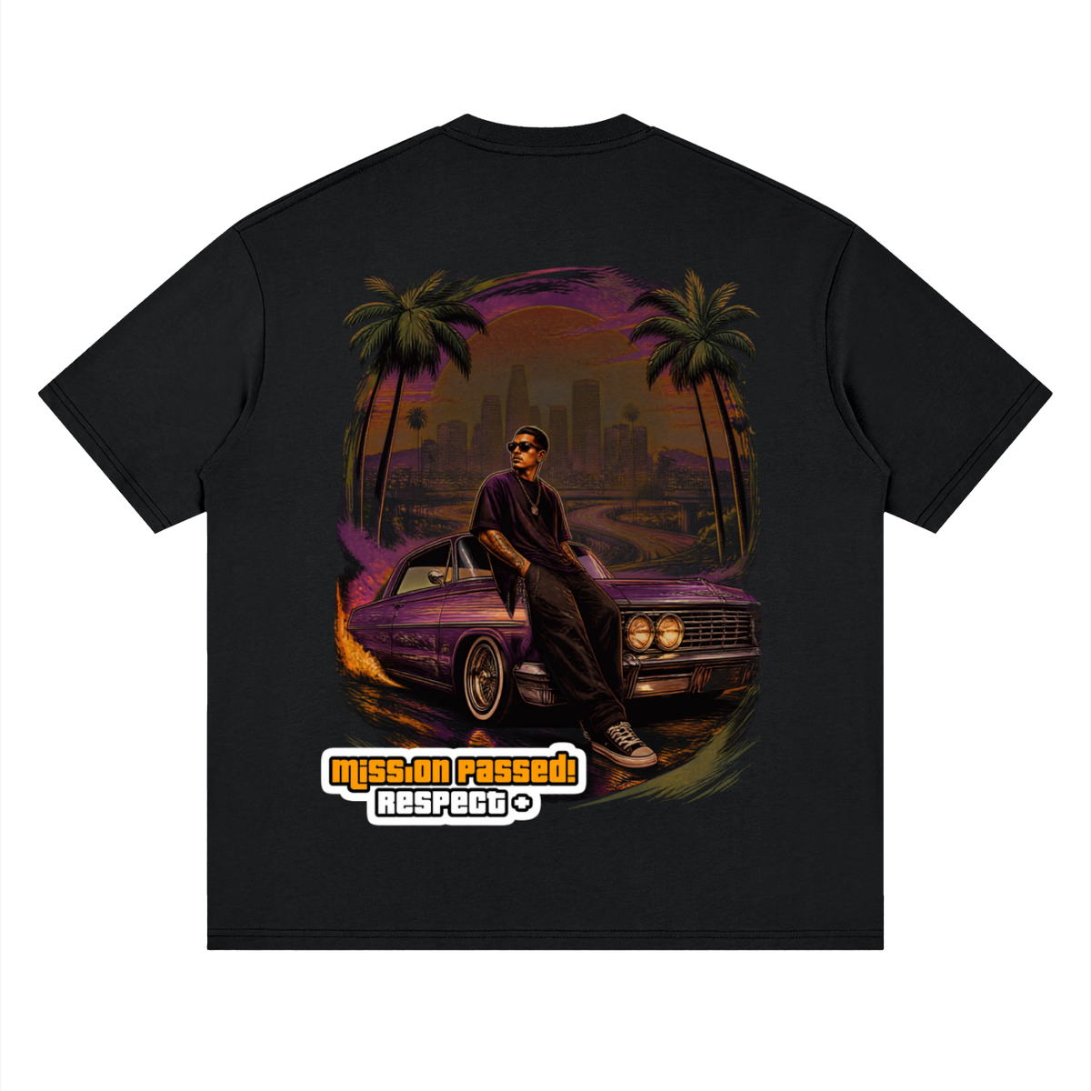Streetwear Loose Drop Shoulder T-Shirt