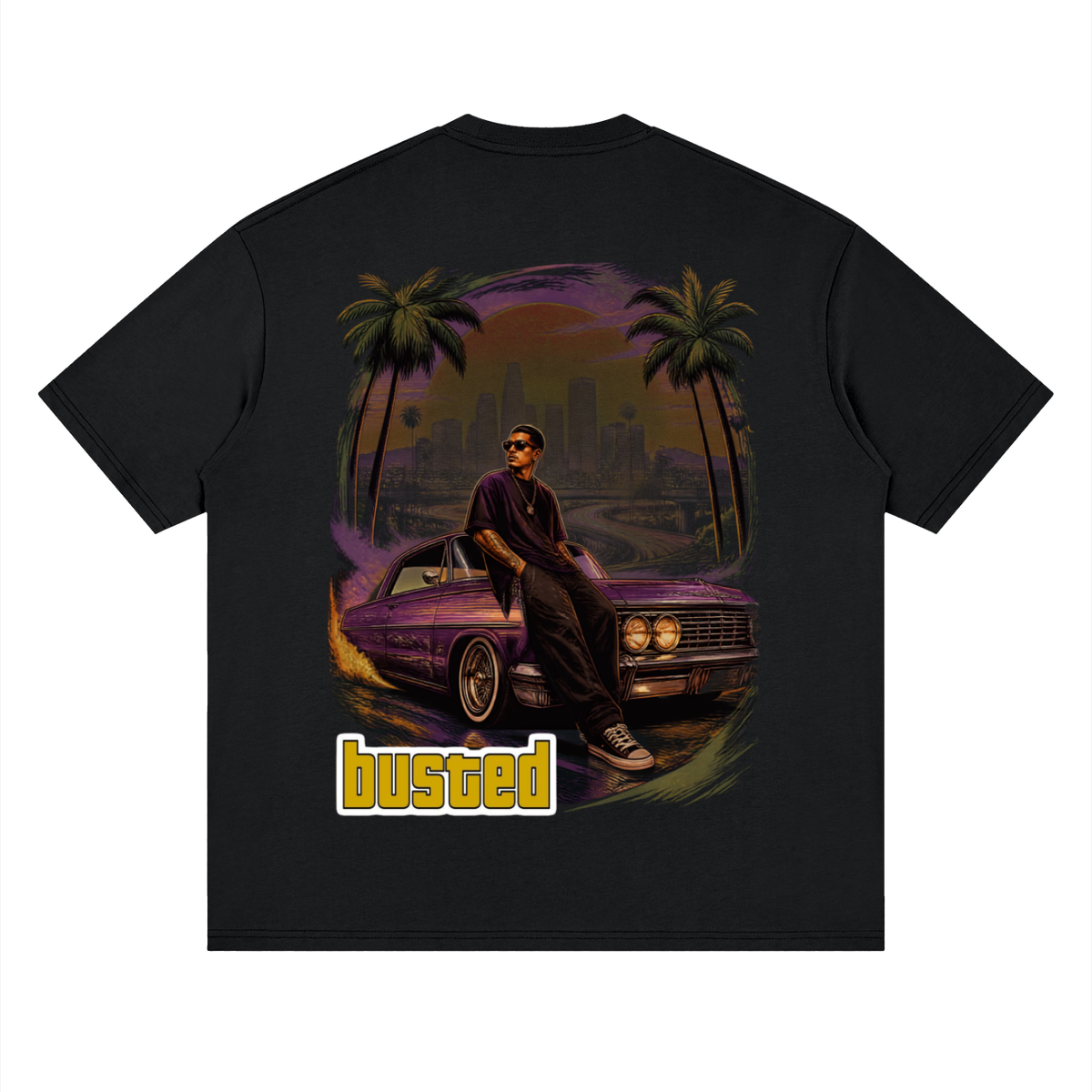Streetwear Loose Drop Shoulder T-Shirt