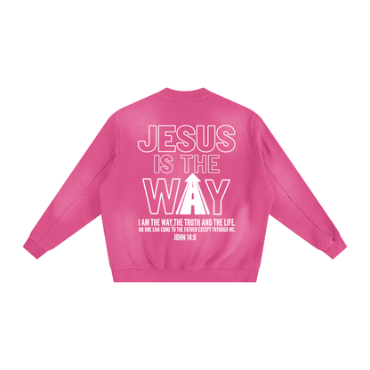 THE WAY Sunfade Fleeced Sweatshirt
