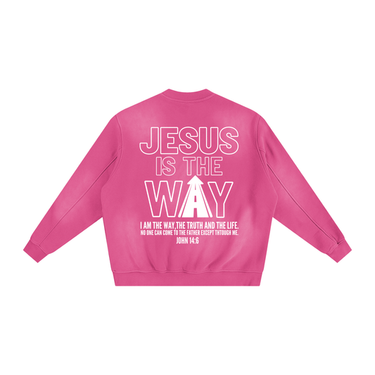 THE WAY Sunfade Fleeced Sweatshirt
