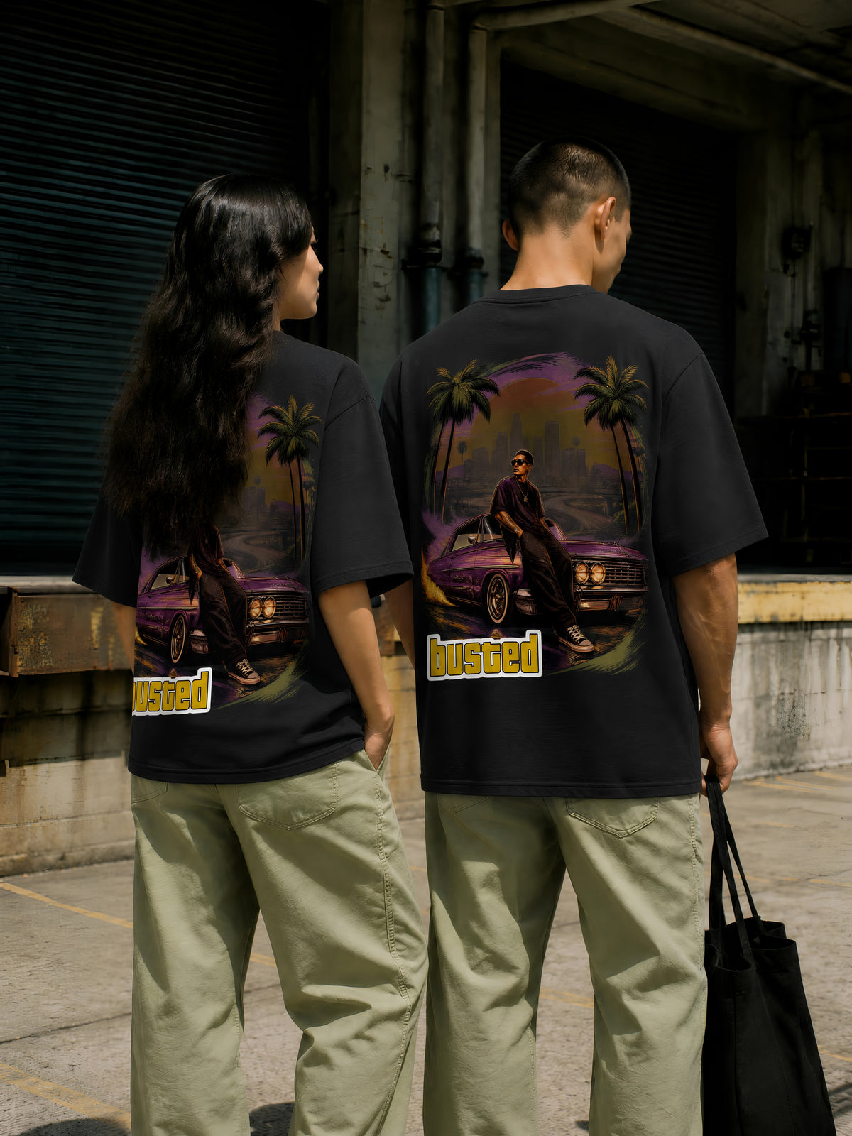 Streetwear Loose Drop Shoulder T-Shirt