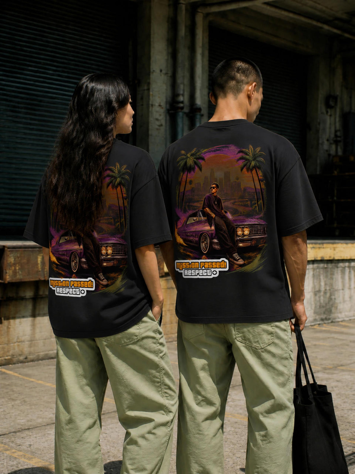 Streetwear Loose Drop Shoulder T-Shirt