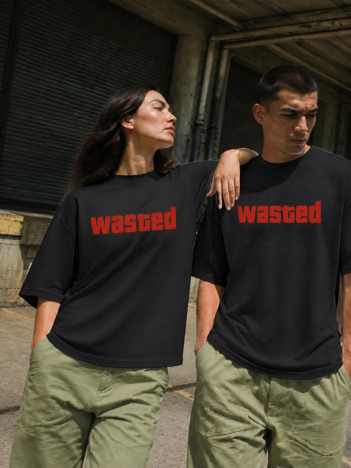 Streetwear Loose Drop Shoulder T-Shirt