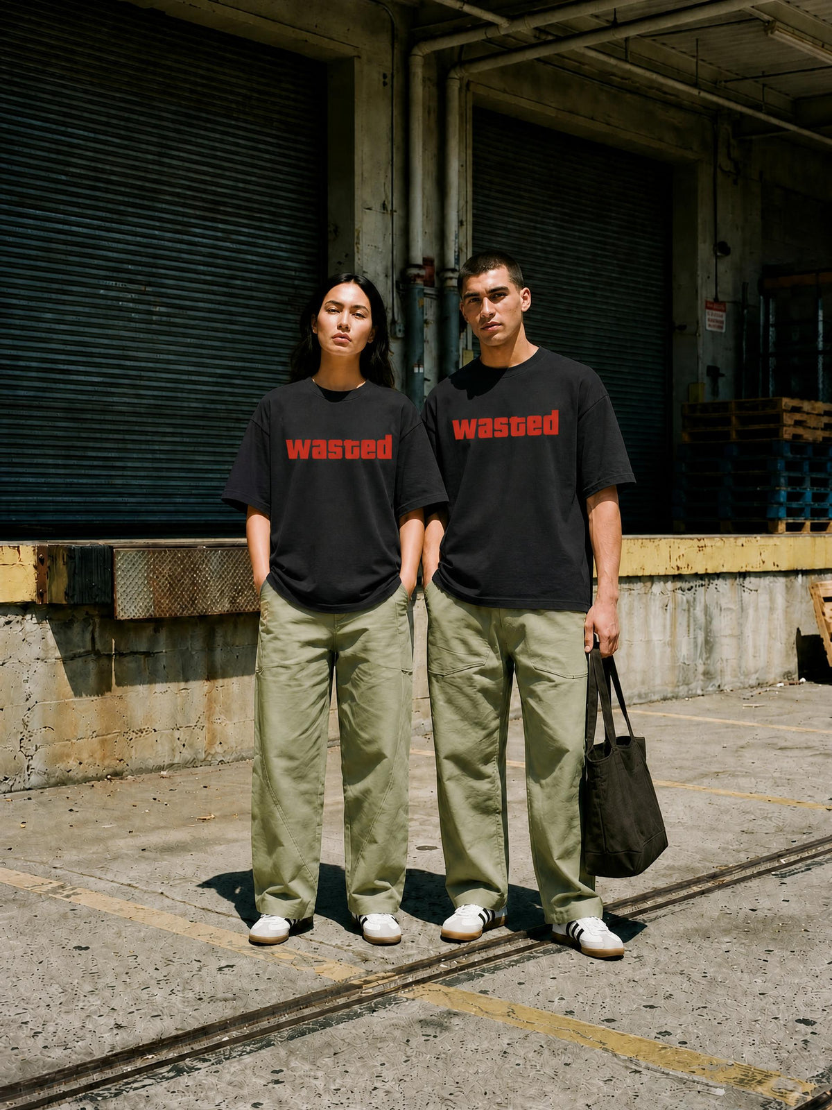 Streetwear Loose Drop Shoulder T-Shirt