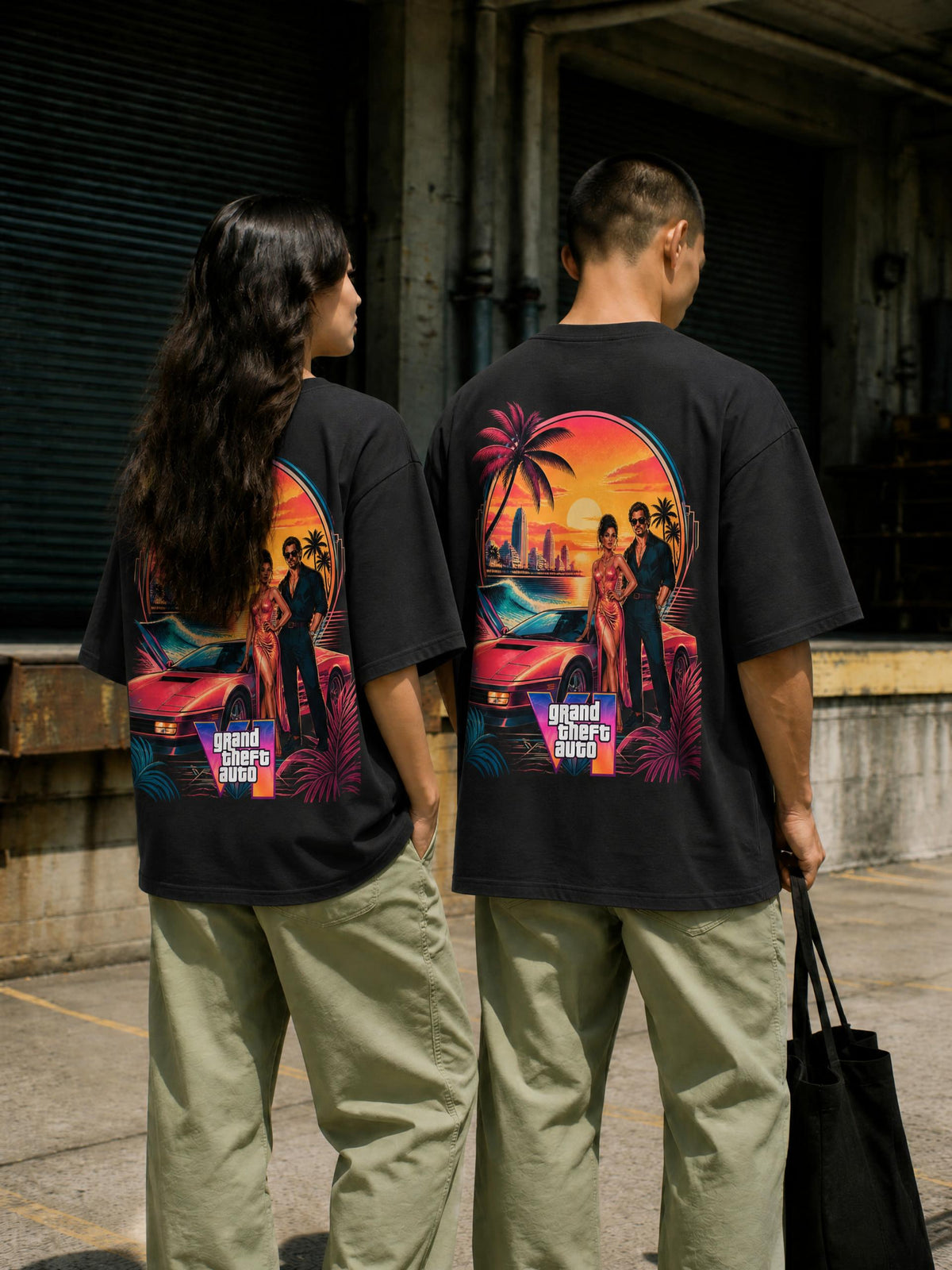 Streetwear Loose Drop Shoulder T-Shirt