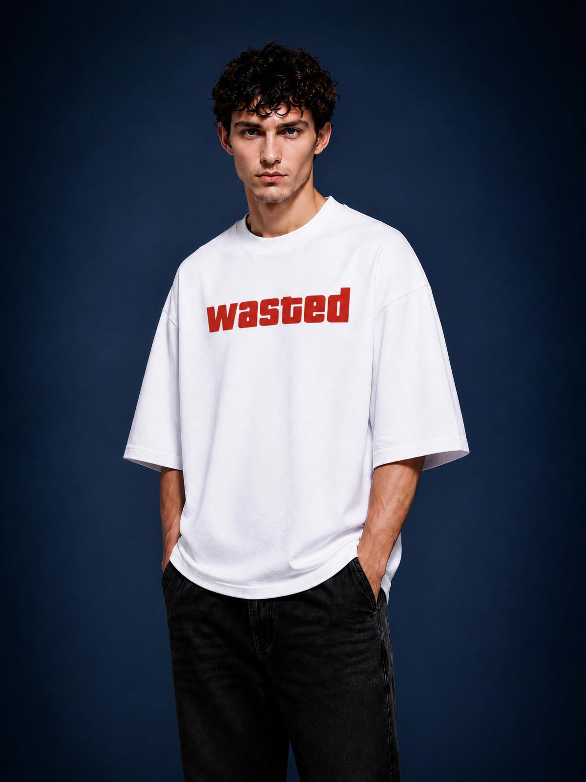 Streetwear Loose Drop Shoulder T-Shirt