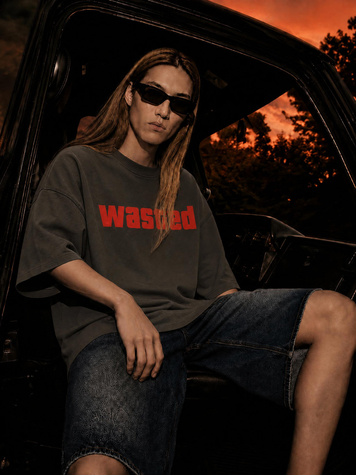 Streetwear Loose Drop Shoulder T-Shirt